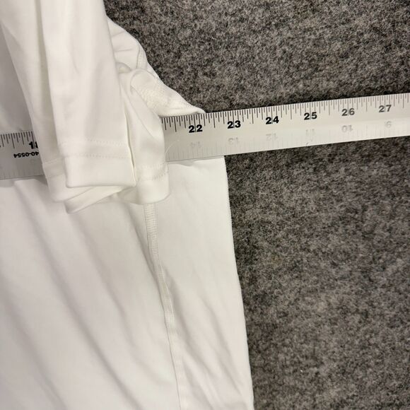 Tek Gear T-Shirt Men XL White Crew Neck Short Sleeve Dry Tek Regular Solid - Picture 4 of 6